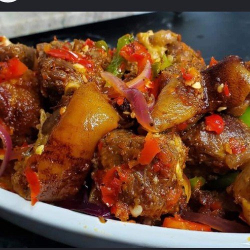 Sauced Goatmeat